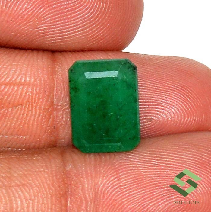13×9.75 mm Certified Natural Emerald Octagon Cut 7.54 CTS Faceted Loose Gemstone