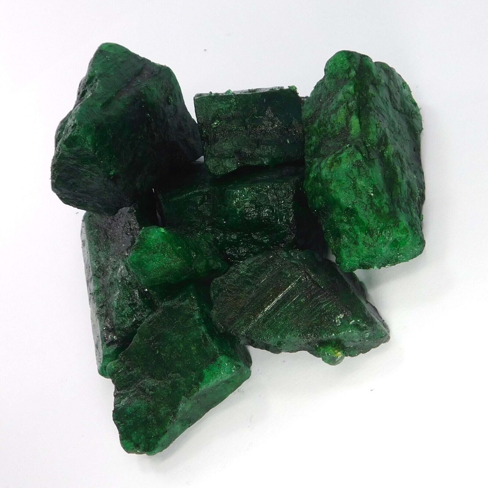 1000 Ct Natural Extremely Green Emerald Rough Uncut CERTIFIED Loose Gemstone