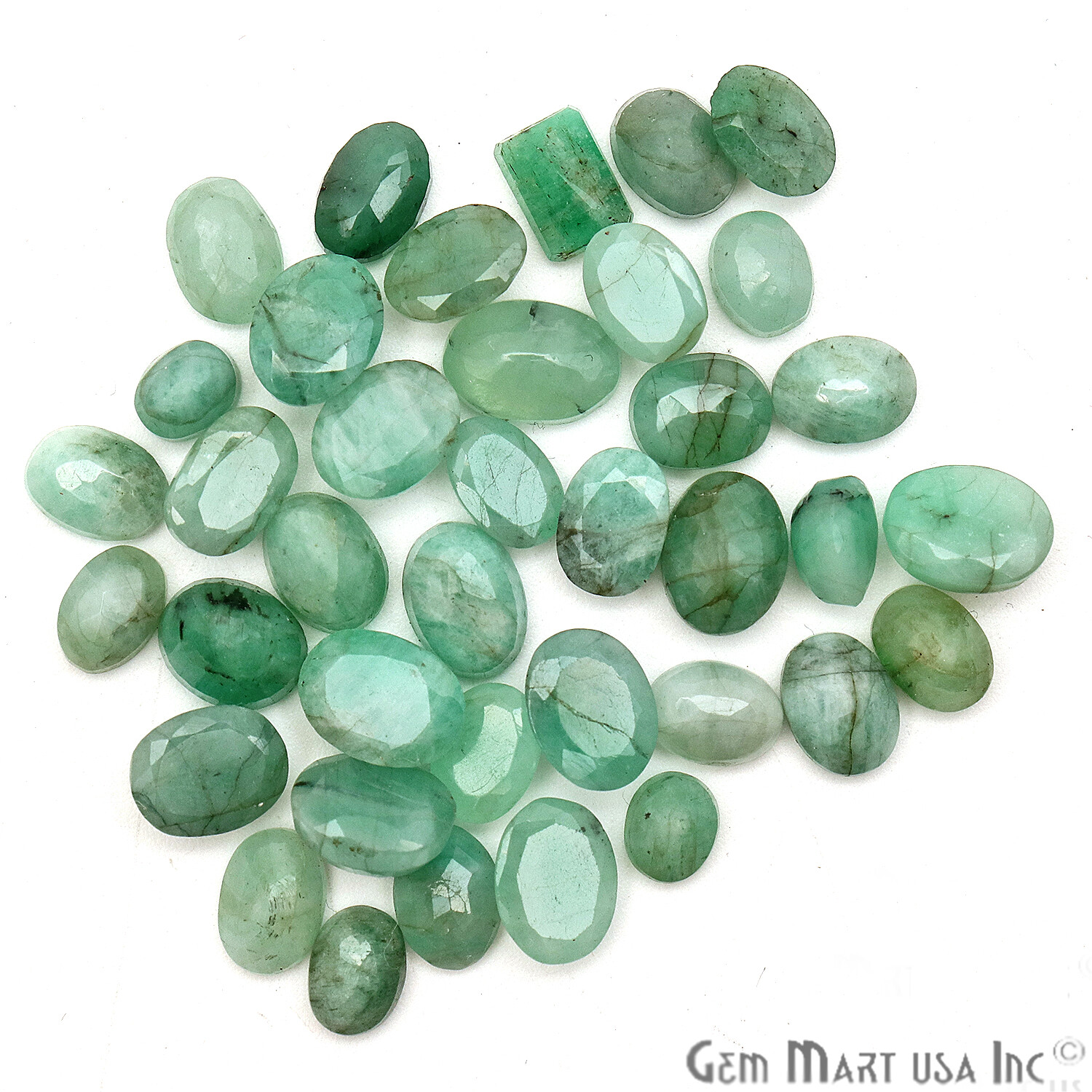 Emerald Loose Gemstone May Birthstone 6x9mm DIY Faceted Cut Precious Stones