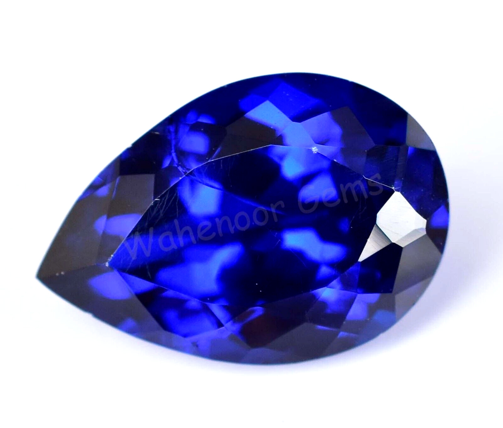 D’ Block Natural Tanzanite 7.55 Ct Blue Pear Certified Loose Gemstone