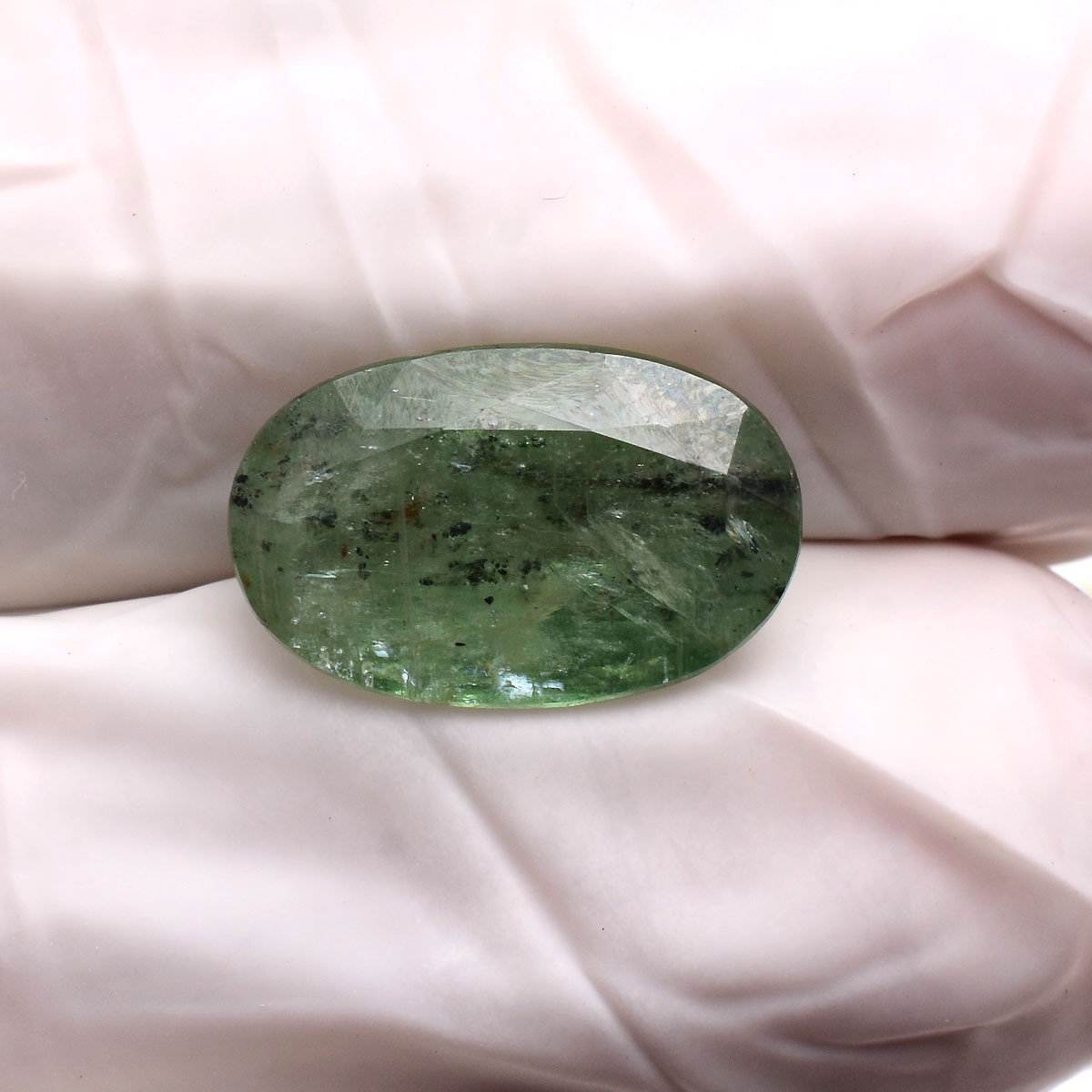 6.40 Cts Natural Green Kyanite 14mmx9mm Oval Cut Untreated Dazzling Gemstone