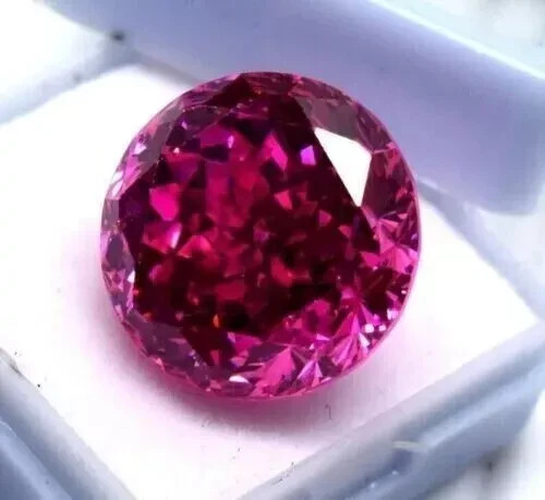 50 Ct Pink Zircon Round Cut EGL Certified Natural Cambodia Loose AG Gemstone