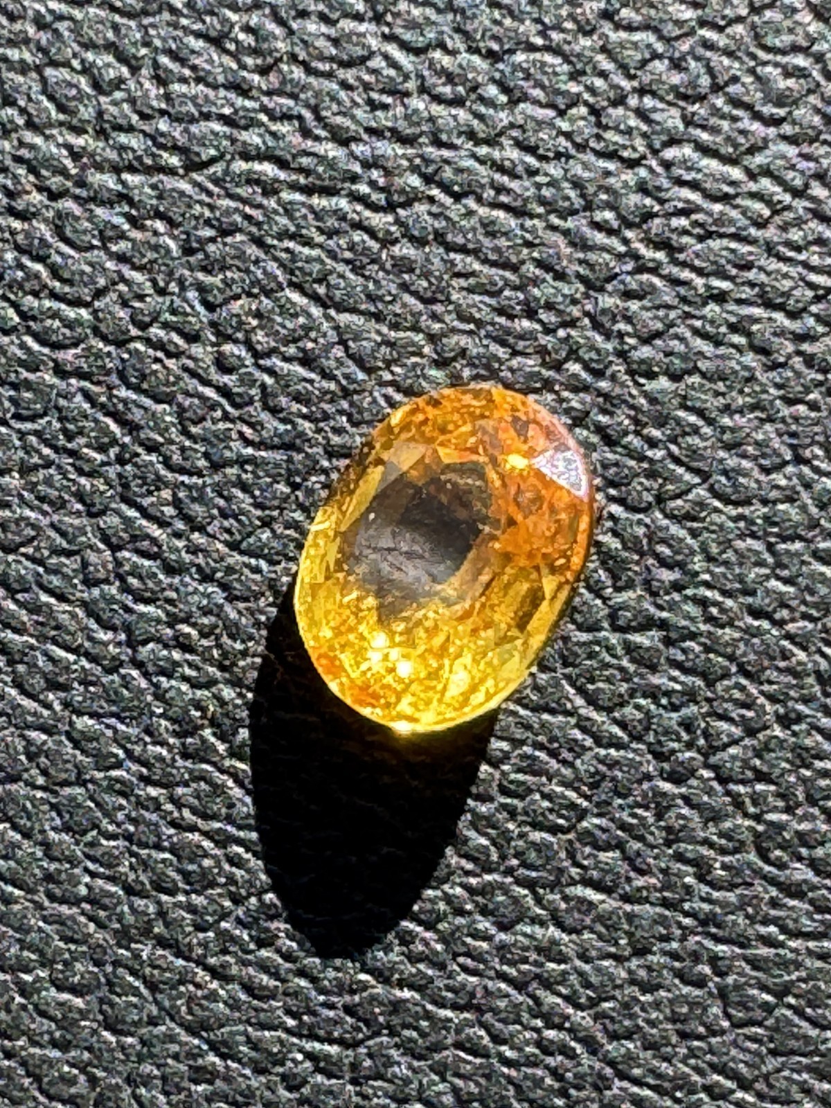 Imperial Orange SAPPHIRE, 0.68 Carat, 5.5×4.5mm Oval, Clean. #191