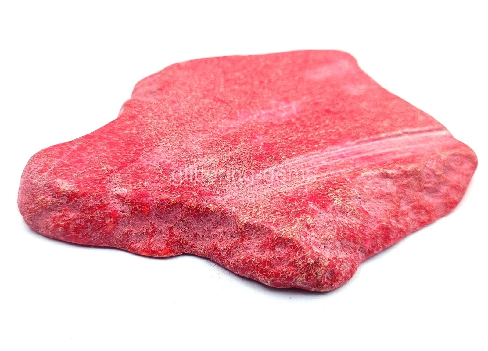 Natural Red Turquoise Arizona Slab Rough 162.5 Ct IGL Certified Gemstone 5AIJ