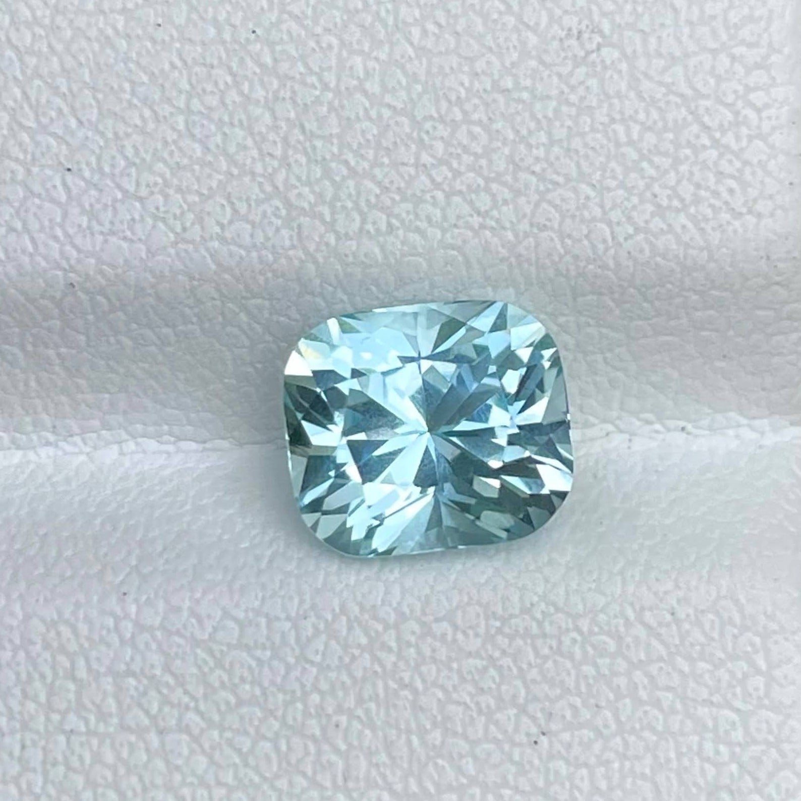 2.10 Carats Natural Fine Aquamarine Custom Precision Cut From Nigerian