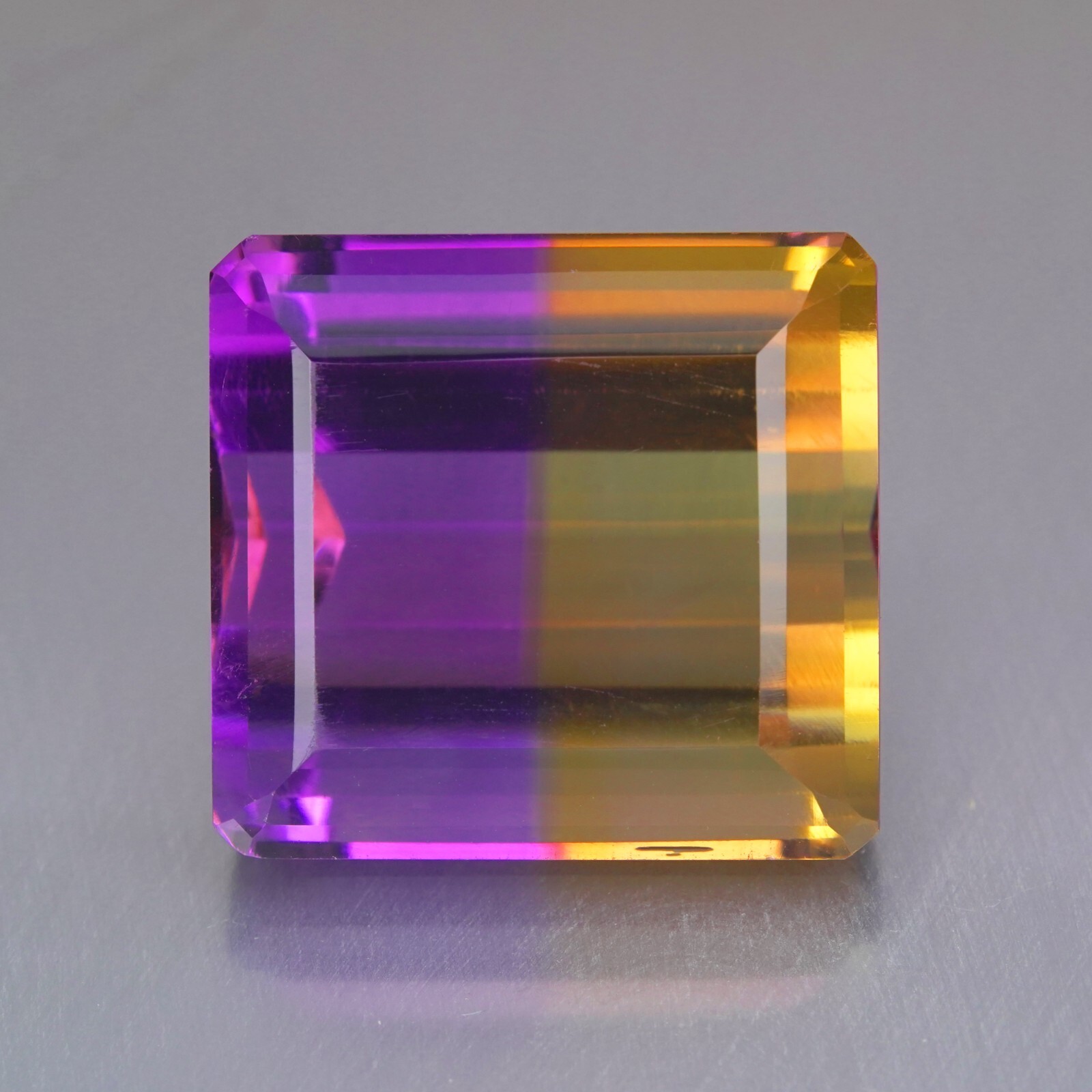 42.83CT (20.0×18.8) Amazing 100% Natural Ametrine Loose Gemstone. Earth Mined