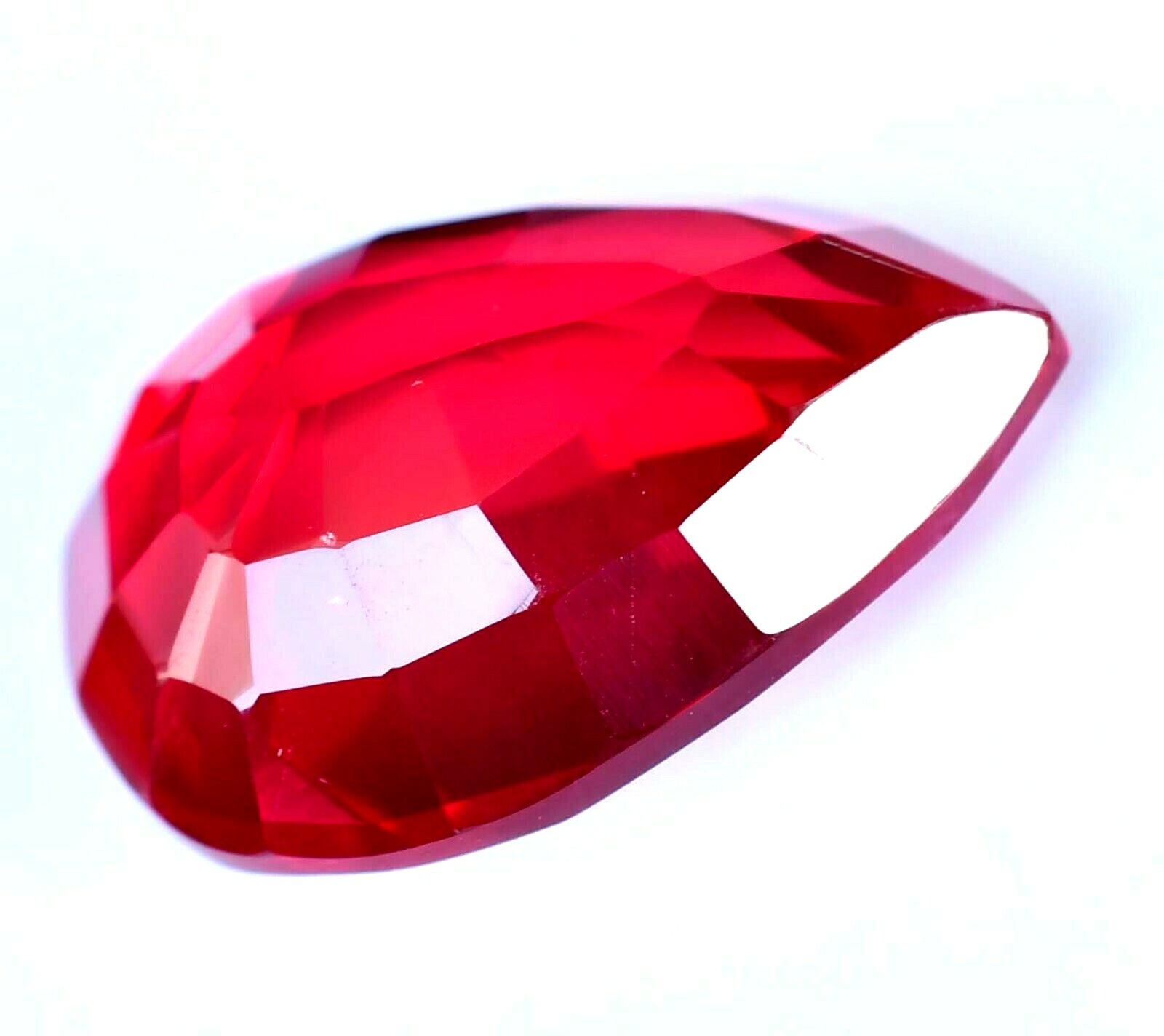 26.50 Ct Natural Blood Red Mozambique Ruby CERTIFIED Stunning Treated Gemstone