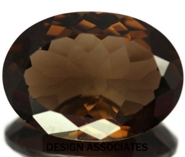 SMOKY QUARTZ 22 x 16 MM OVAL CUT AAA ALL NATURAL