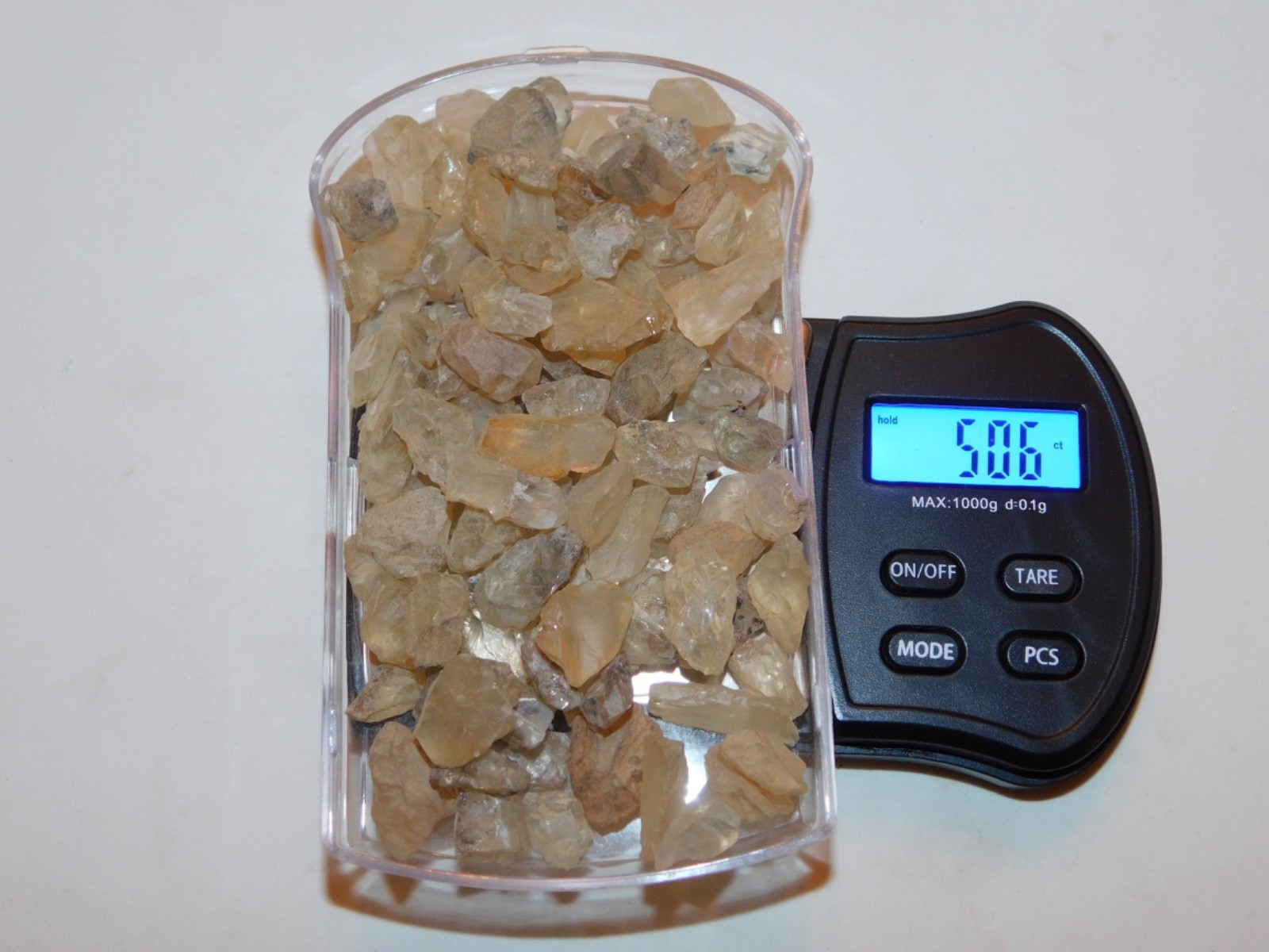 506Ct Oregon Sunstone Rough – Old Stock Collected in 1966- Kinion & Skierka Mine