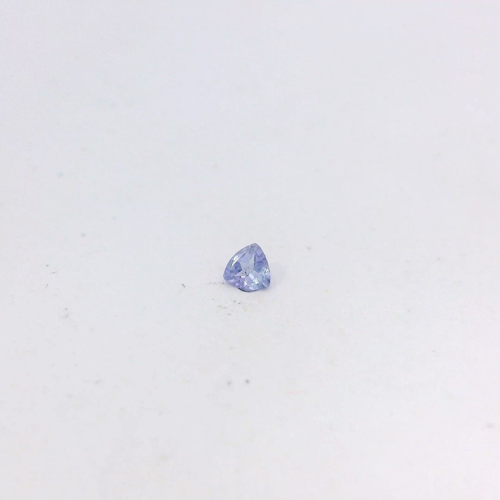 0.12ct Loose Trillion Cut Lab-Created Blue Violet Tanzanite 3 x 3 mm