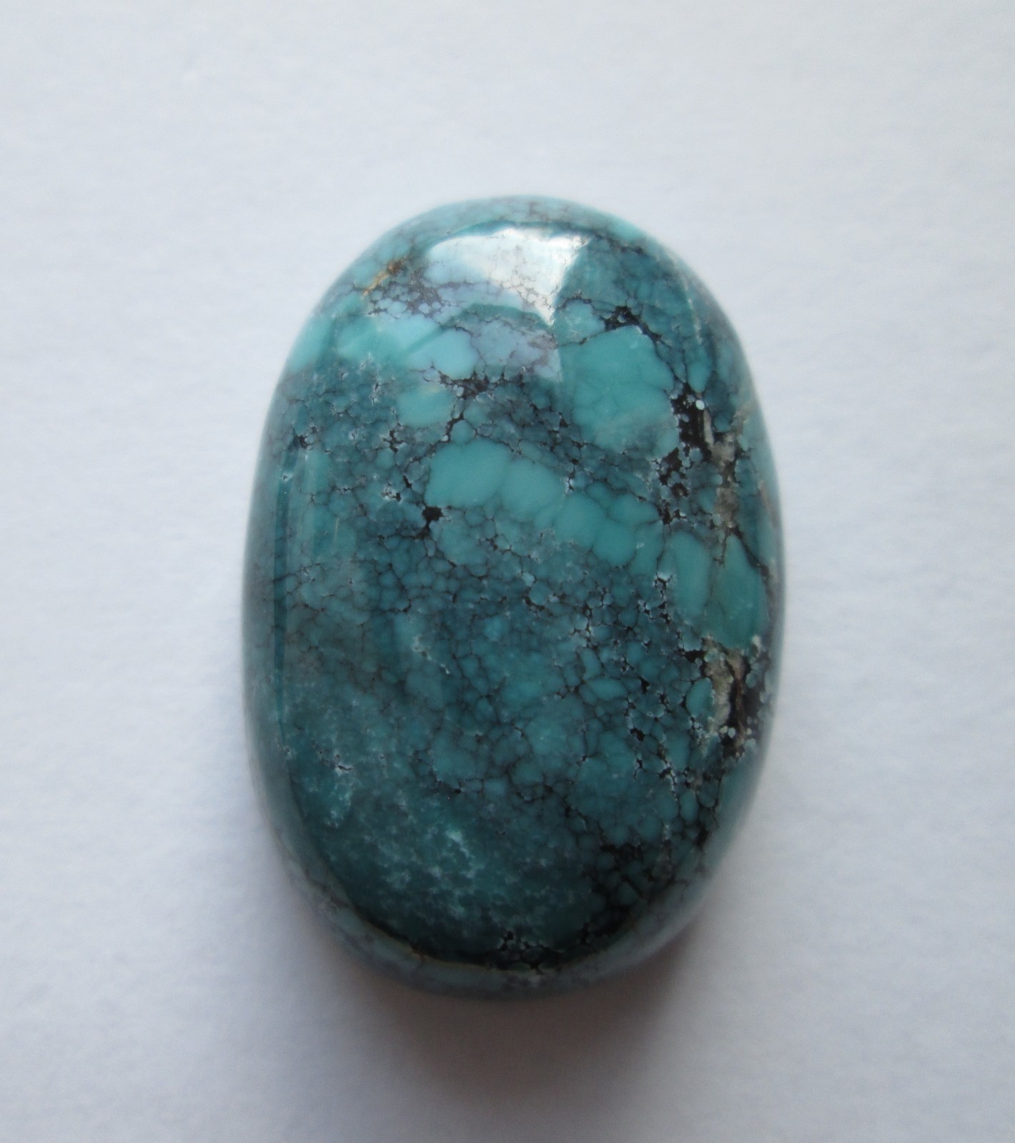 39.40 ct. 100% Natural Chinese Qingu 680 Turquoise Cabochon Gemstone, # EA 051