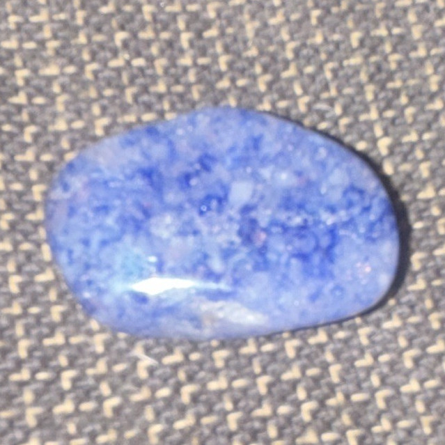 Blue Sodalite Opaque Polished Cabochon Loose Gemstone Stone, 1 Piece