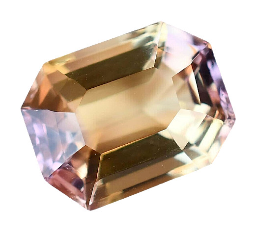 Flawless 5.10 Ct Natural Bi-Color Ametrine Untreated AGSL Certified Stunning Gem