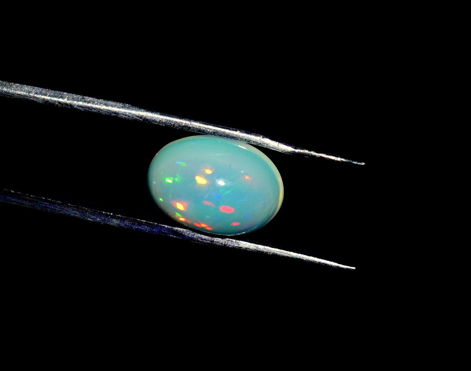 2.55Ct 100%Natural Ethiopian Opal Welo Fire Opal Cabochon Loose Gemstone F3447