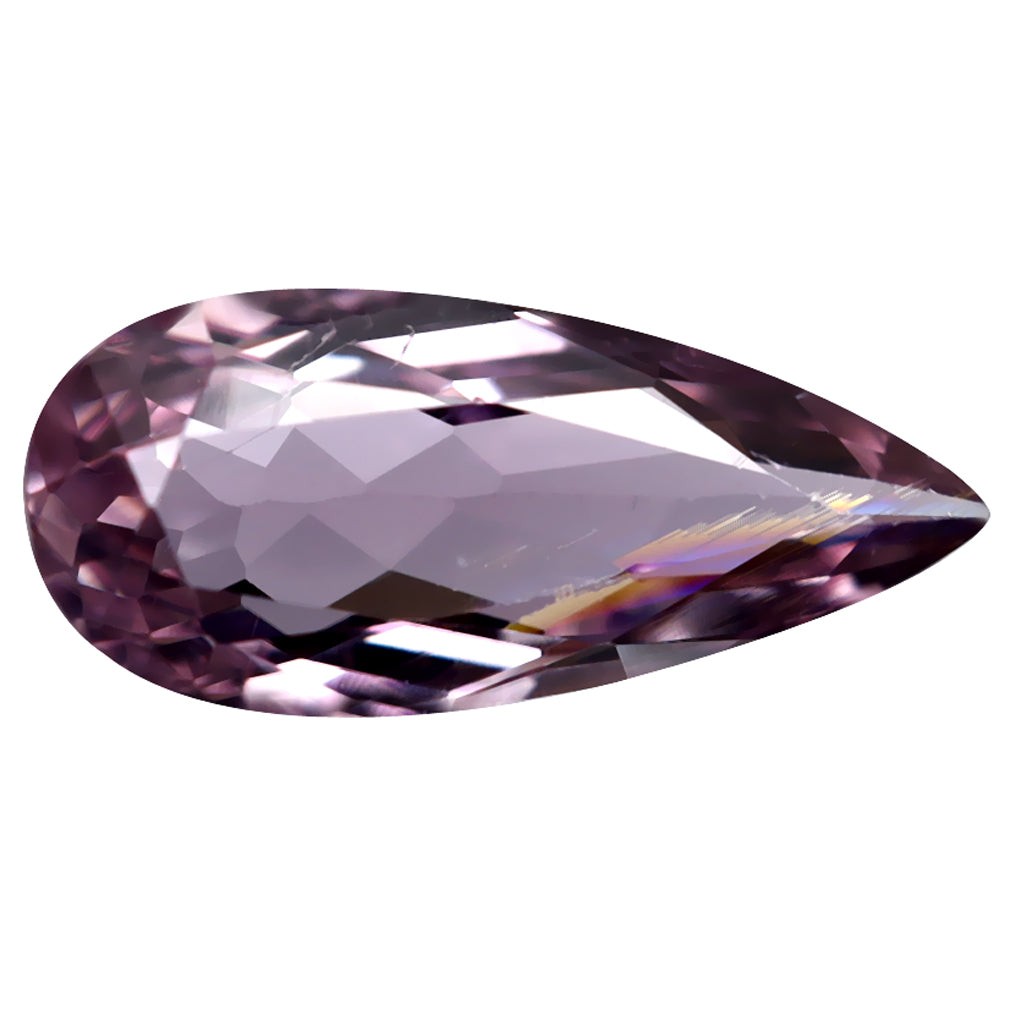 1.71 ct EYE-CATCHING PEAR CUT (12.73 x 5.58 mm) (UN-HEATED) PINK DIASPORE