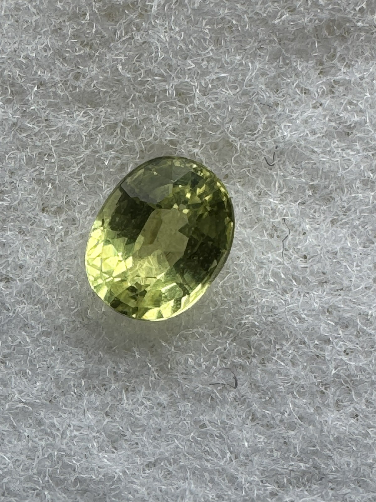 Canary Yellow CHRYSOBERYL, 0.48 Carat, 5 x 4mm, Oval, Clean Natural Gem. #162