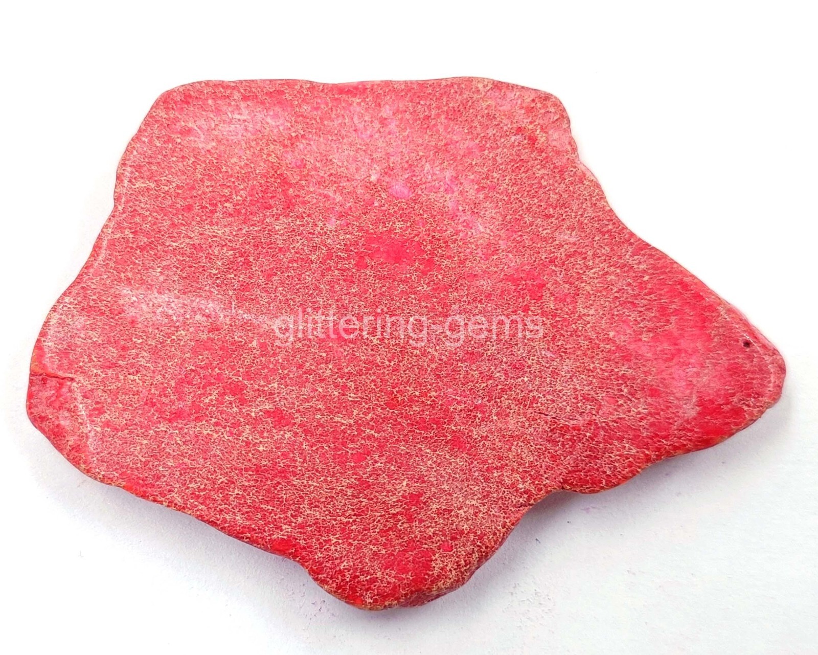 Natural Red Turquoise Arizona Slab Rough 162.5 Ct IGL Certified Gemstone 5AIJ
