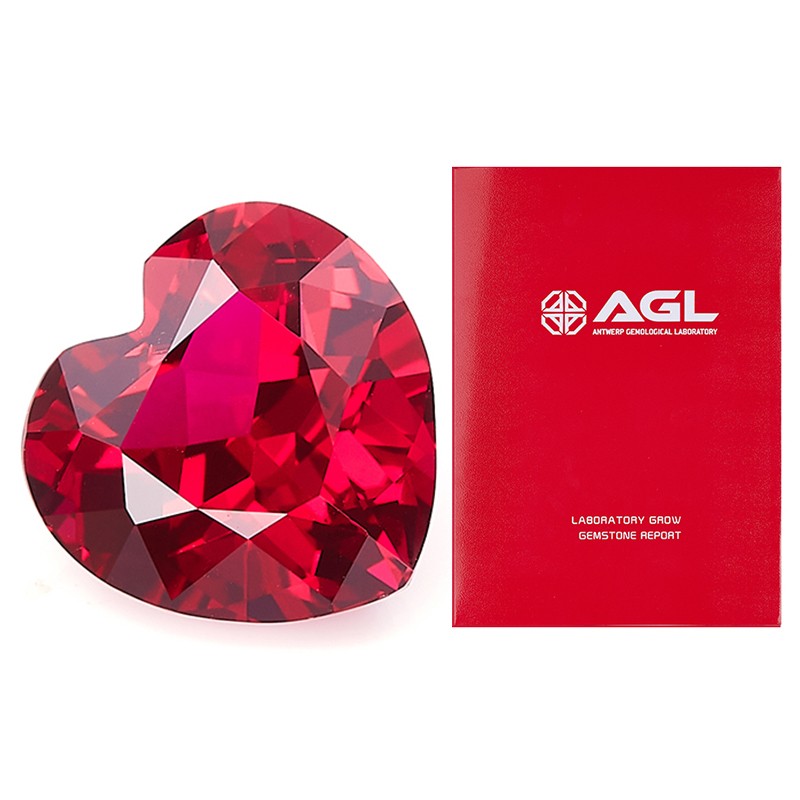 Lab Grown 0.5-10ct Pigeon Ruby Gemstone for Jewelry Making with AGL Certificate