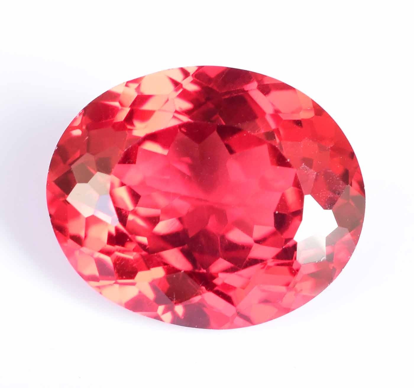 Natural Myanmar Red-Orange Spinel 11.10 Ct AGL Certified Oval Cut Loose Gemstone
