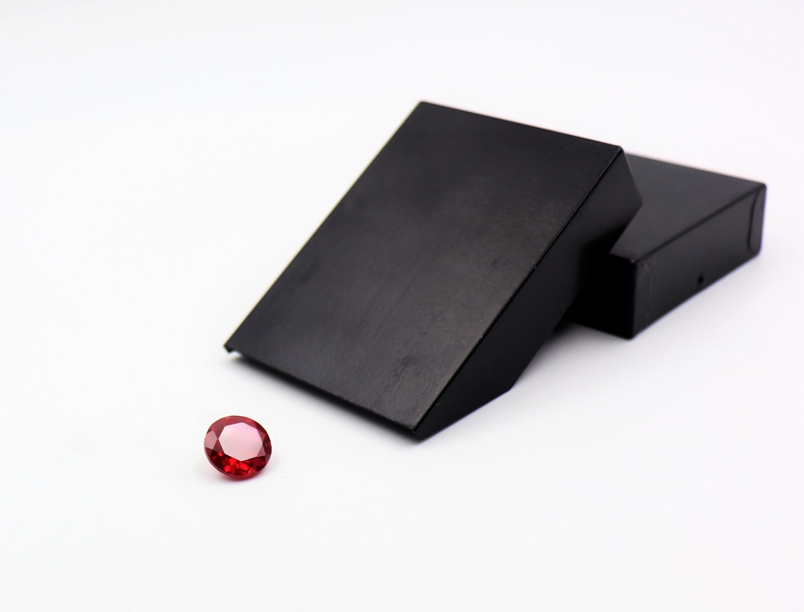 AAA Rated Ruby Round Synthetic Lab Created Faceted Loose Gemstone 3mm to 10mm