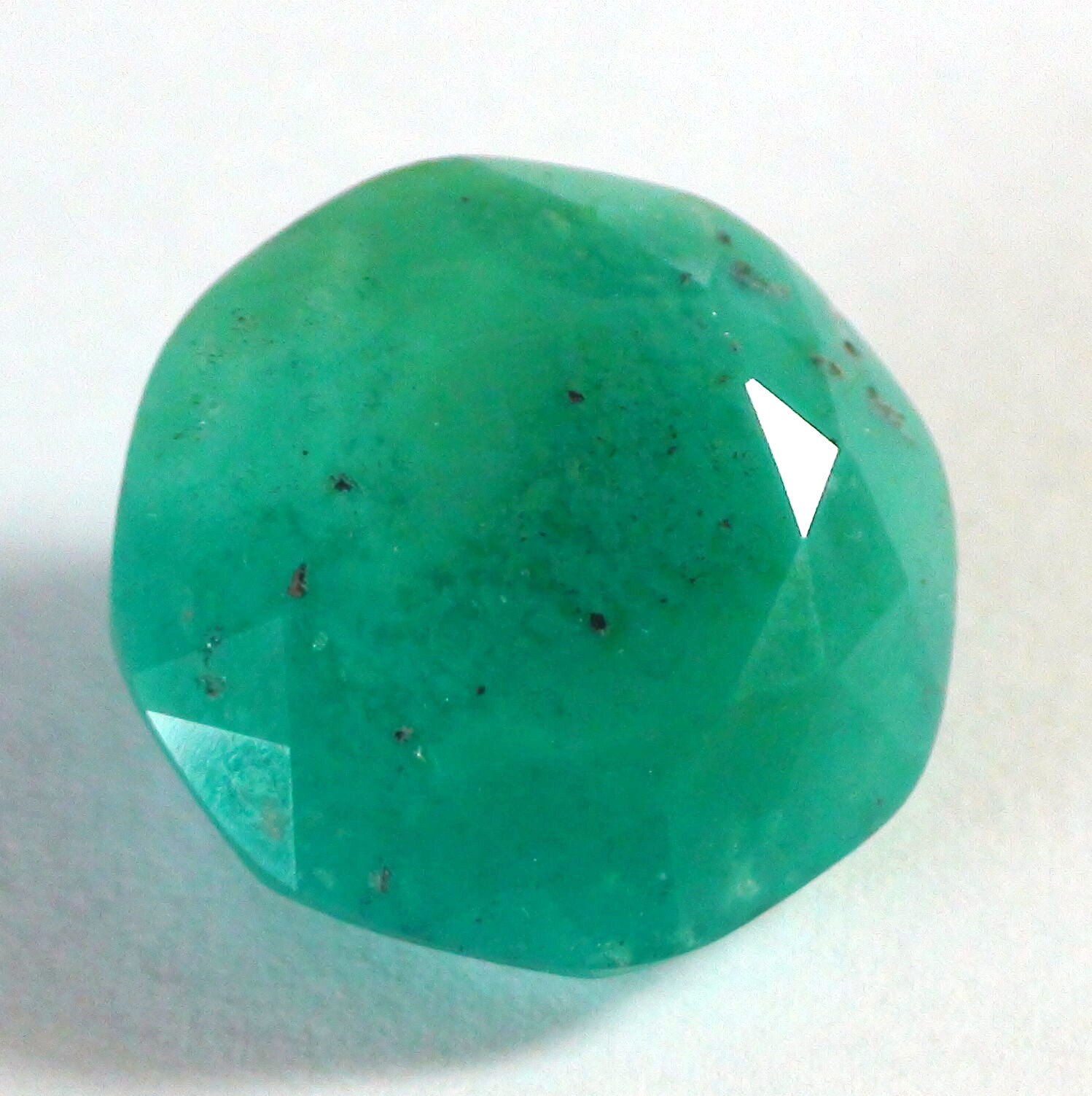 RARE! 15.55 ct NATURAL GEM SILICA CHRYSOCOLLA RAY MINE ROUND CUT STONE