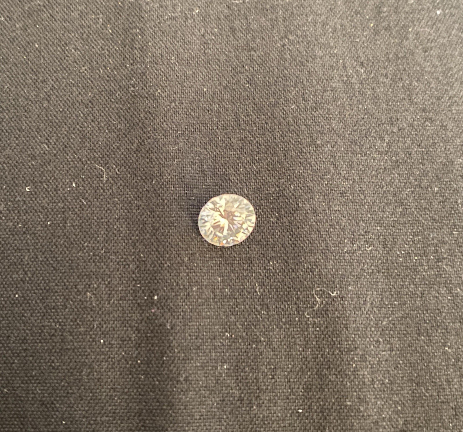 Round White/Colorless Moissanite Loose Gemstone 6.5mm 1.0ct GRA 220026239
