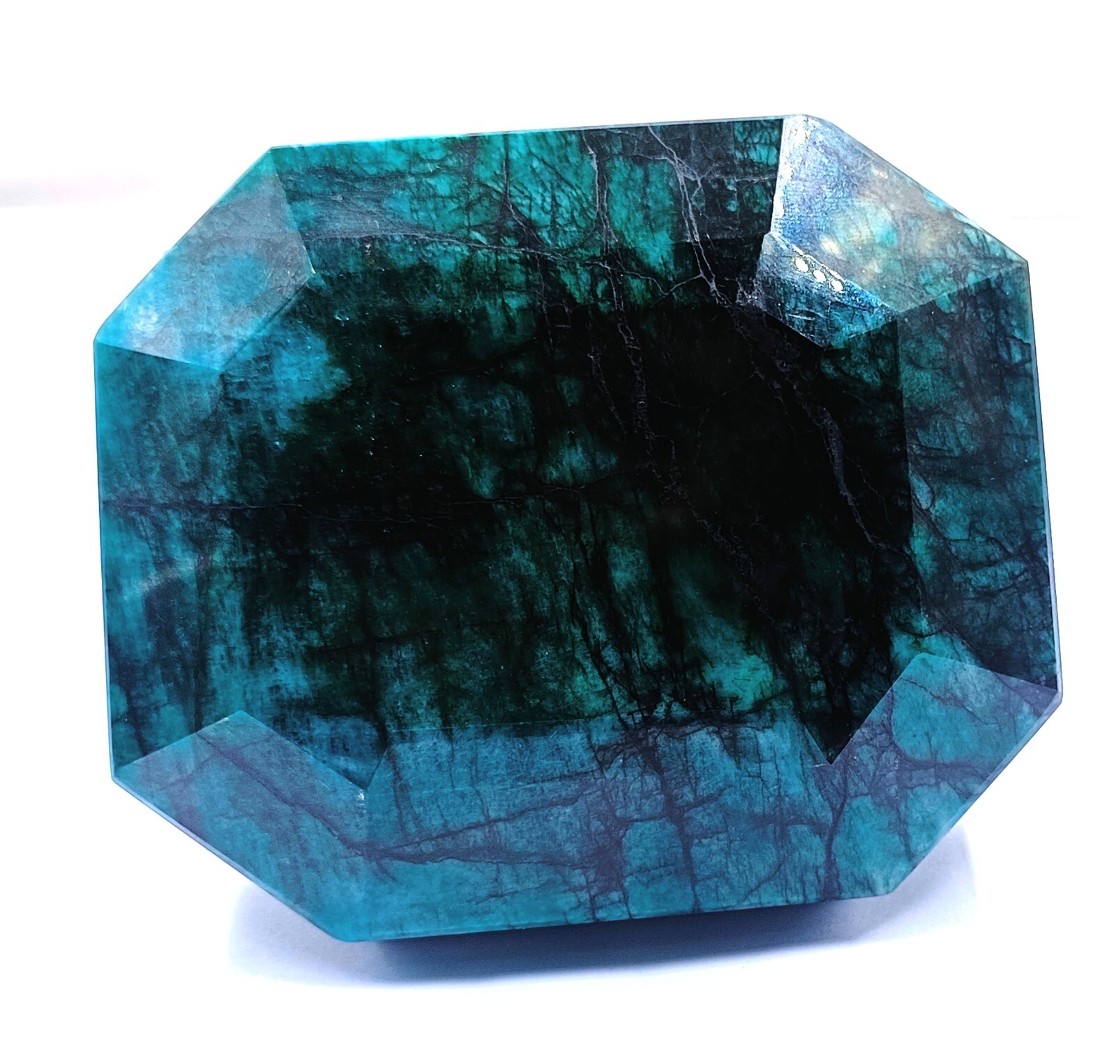 1 Kg/6000Ct Colombian Green Emerald Natural EGL Certified Emerald Shape Gems DKN