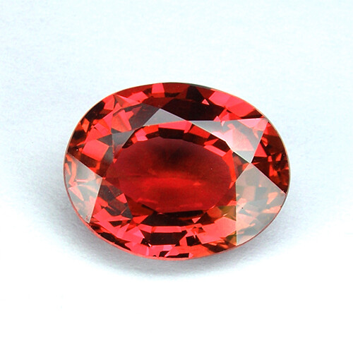 5.40 carats SONGEA ORANGE PADPARADSCHA CORUNDUM SAPPHIRE OVAL VVS LOOSE GEMSTONE