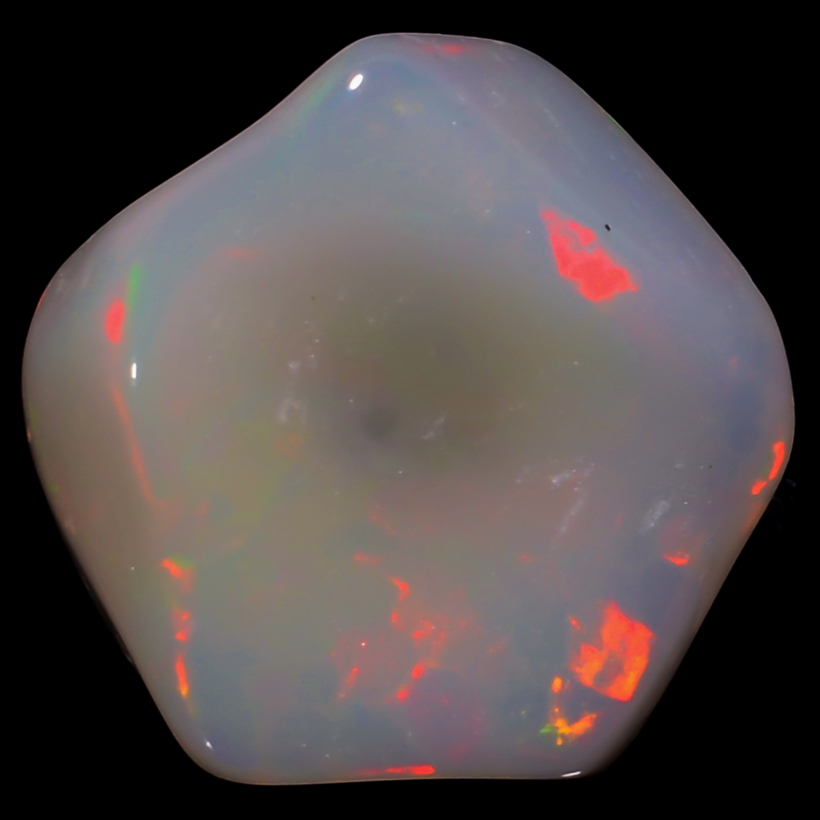 100% Natural Ethiopian Opal Polished Rough Loose Gemstone 5 Ct 11X10X8mm EE44123