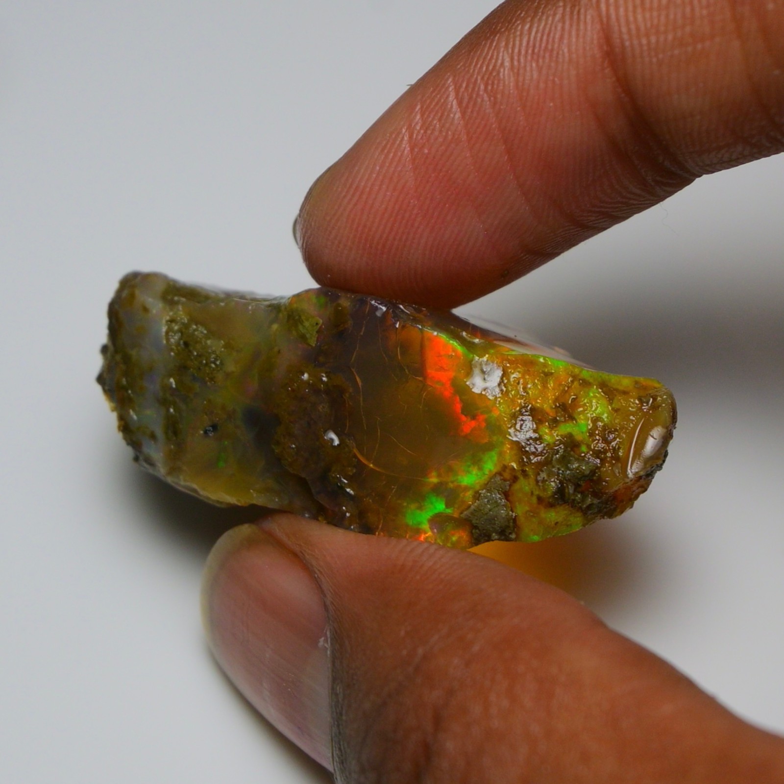 Opal Rough 46.40 Ct Natural Ethiopian Raw, Crystal Opal Specimen, Opal Gemstone