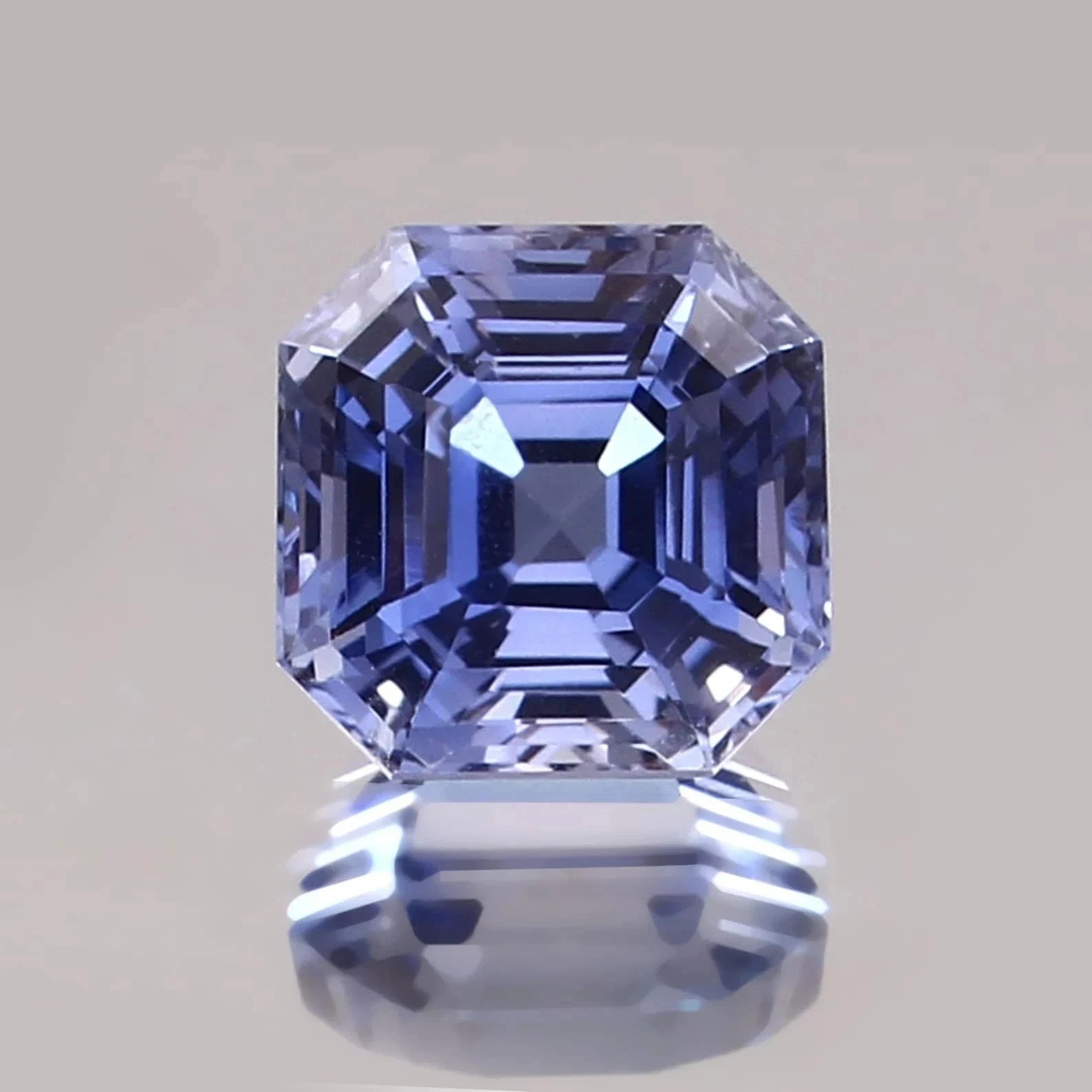 10.50 Ct+ Natural Kashmiri BLUE Sapphire Certified Loose Asscher Cut Gemstone