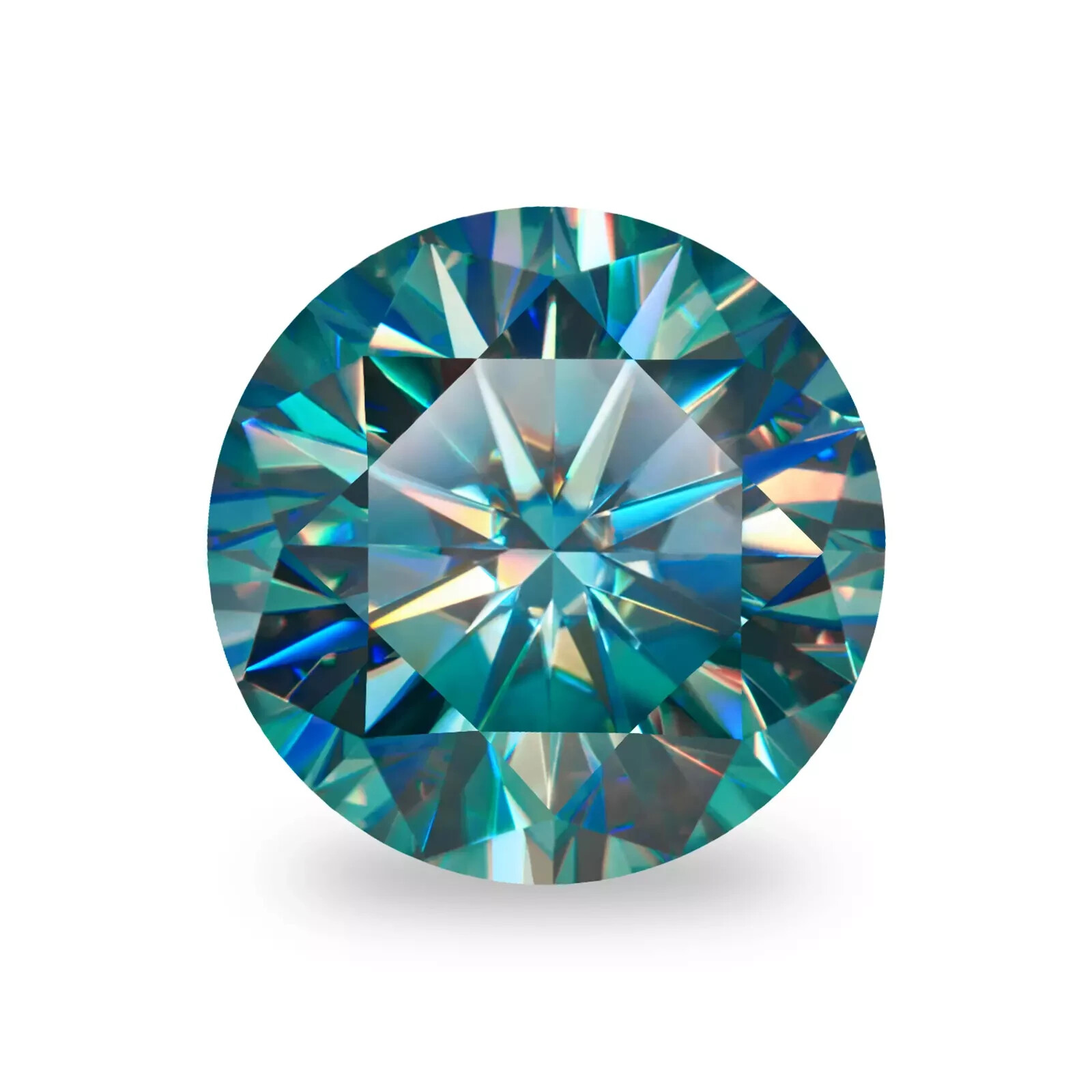3 CT Natural Blue Diamond Round Cut VVS1 D Grade IDGL Certified 1 Free Gift ED3