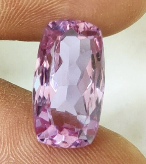7.65 Ct. Purple Amethyst Cushion Cut Treated Loose Gemstone for Ring Pendant