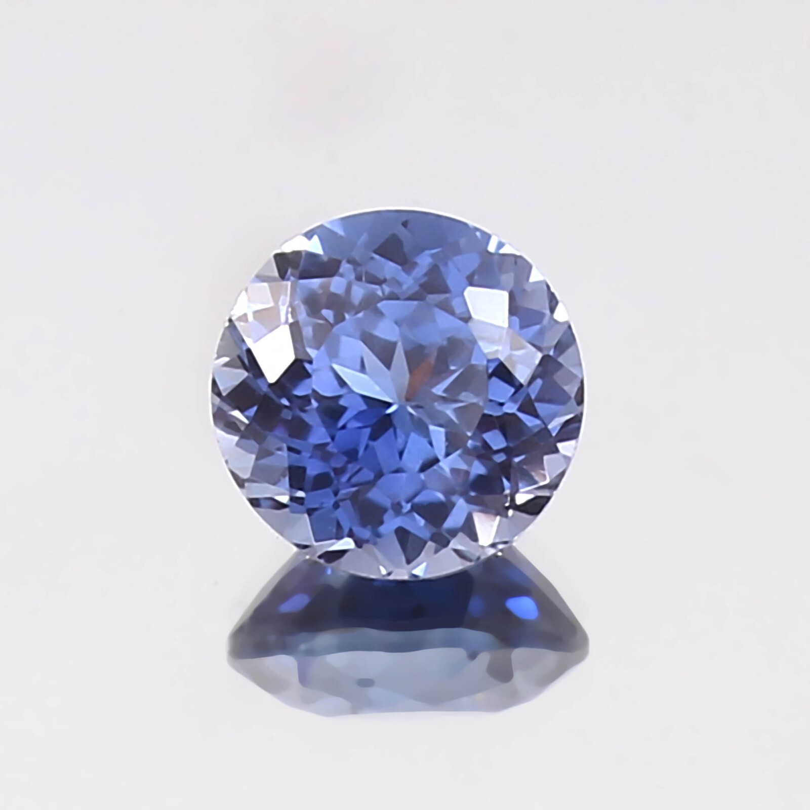 AAA Grade Natural Flawless Ceylon Blue Sapphire 8×8 mm Loose Round Cut Gemstone